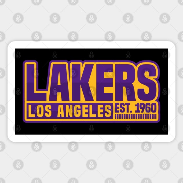 Los Angeles Lakers 01 Magnet by yasminkul